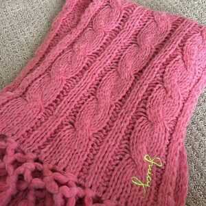 Juicy Couture vintage pink long scarf 🧣- one size